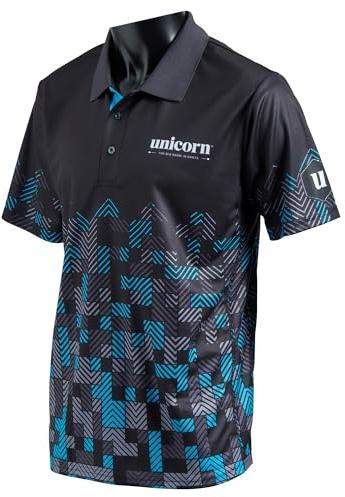 Unicorn Pro-Tech Digital Mikro-Mesh-Hemd, atmungsaktiv, weich, Polyester, Größen XXS bis XXXXL, blau, 56