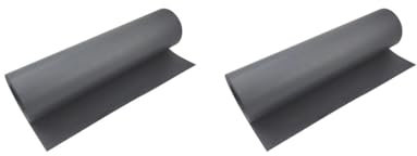 Lot de 3 rouleaux de papier kraft noir, pour loisirs créatifs, emballage, décoration (30 m)
