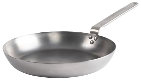 Gastrotools Carbonstahl Bratpfanne 28 cm – natürliche Antihaftfläche | PFAS-frei • Ofenfest bis 650 °C • CoolGrip-Griff • Für Induktion, Gas, Keramik & offenes Feuer • Made in Italy