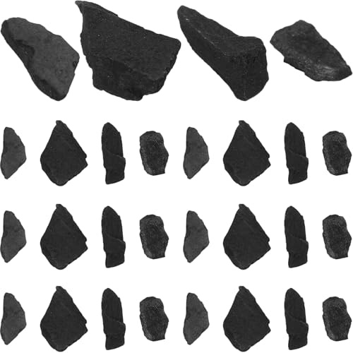 OUNONA Reusable 500g Charcoal Bamboo Purification Particles for Water Odour Care Removal Black Charcoal Bag and Plant Suitable for Garden and Home Use