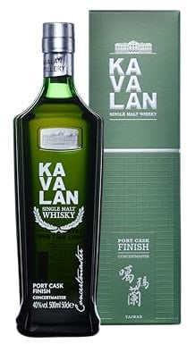 KAVALAN - Concertmaster Port Cask Finish - Single Malt Whisky - 40% Alcool - Origine : Taïwan/Yilan County - Bouteille de 50 cl