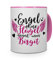 printplanet Tasse mit Namen Birgit - Motiv Engel - Namenstasse, Kaffeebecher, Mug, Becher, Kaffeetasse - Farbe Rosa