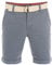 riverso Kurze Hosen Herren Sommer Chino Shorts mit Gürtel Regular Fit RIVHenry Bermuda Stretch, Größe:W 36, Farbe:Pigeon Blue (19300)