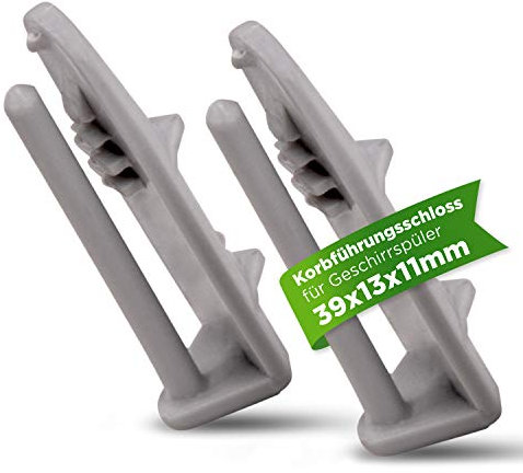 VIOKS Laufschienenanschlag 2 Stück Ersatz für Acelik Beko 1880580400 Bauknecht Whirlpool 481246279981 Stopper hinten für Geschirrspüler Spülmaschine