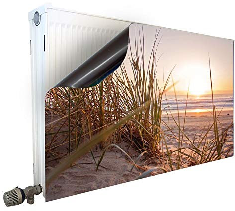 Smagnon Magnet Heizkörperverkleidung Heizkörperabdeckung Heizung Schutz Motiv Beach, Heizkörper Höhe:60 cm, Heizkörper Länge:80 cm