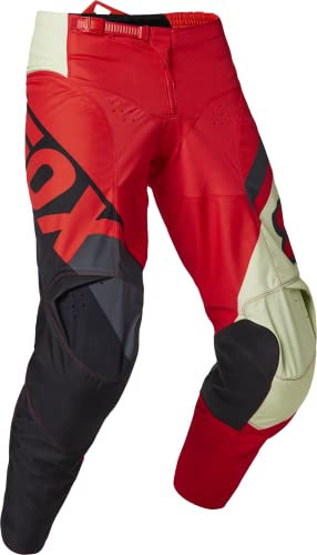 Fox Racing - 180 XPOZR Hosen - Erwachsene Herren - Motocross-Hose, Reithose, Offroad-Hose, Schutzhose, Leuchtrot , 32