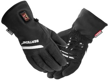 BERTSCHAT Beheizbare Handschuhe - Fahrradhandschuhe - Thermo Handschuhe - Beheizbare Kleidung - Heated Clothes - Batterieanzeige - Dual Heating - USB-aufladbar