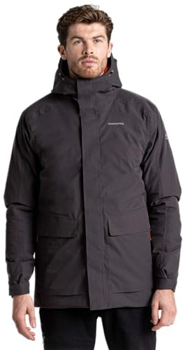 Craghoppers Herren Lorton Thermic Insulated Waterproof Jacket wasserdichte Jacke, Coast Grey/Potters Clay, S