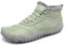 SAGUARO Barefoot Chaussures Femme Doublure Chaude Bottines d'hiver Lacées Antidérapant Bottes d'intérieur et d'extérieur, Verde Claro 39