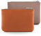 simarro Lot de 2 porte-monnaie en polyuréthane avec fermeture éclair pour femme - Pour cartes de crédit, carte d'identité, clés, écouteurs, rouge à lèvres, Couleur chair + marron, Porte-monnaie