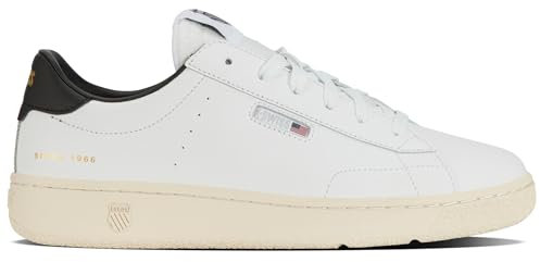 K-Swiss SLAMMKLUB CC, Zapatillas Hombre, Blanco/Negro/Garceta, 43 EU