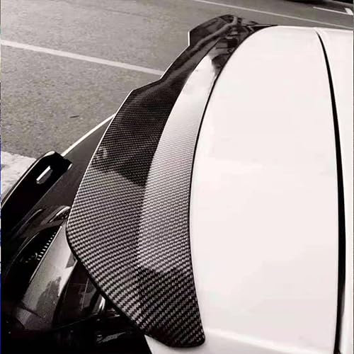 Heckscheiben-Dachspoiler für vw Golf 5 MK5 R32, Heckspoiler-Visier-Deflektor, hintere Dachkofferraumlippe,B-Carbon Fiber