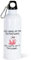 Gourde 500ml Chat Humour Bouteille d’Eau Aluminium Réutilisable Ecologique avec Bouchon Vissé Mousqueton. Idée Cadeau Original Amie Homme Femme Sport Voyage Gym Bureau Anniversaire Noël
