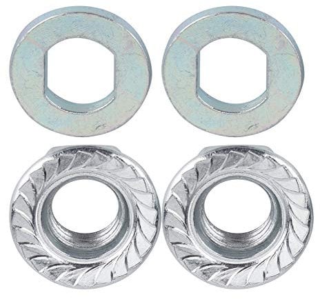 Scooter Nuts, Steel Alloy Electric Scooter Front Motor Wheel Universal Nuts Replacement for M365 PRO