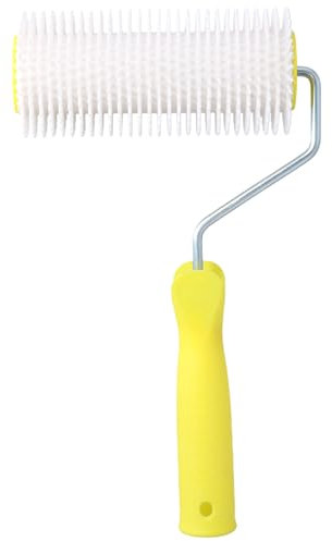 Cozlly 22cm/15cm Rouleau Débulleur Ragréage, Rouleau Debulleur pour Débullage de Colle Epoxy Résine Béton Enduit (15 cm)