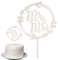 Holz Cake Topper Hochzeit,Tortendeko Hochzeit,Tortenstecker Hochzeit Mr & Mrs,Liebe Hochzeitstorte Deko,Mr Mrs Cake Topper Kuchendeko,Hochzeitstorte Topper für Hochzeit Jubiläum Verlobung Antrag