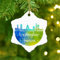 Amerika Washington City Skyline Weihnachtsschmuck, bunte Städte, Landschaft, Ornamente, Weihnachtsdekoration, Andenken, Neuheit, Keramik-Weihnachtskugel für Weihnachts-Party-Dekorationen