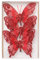 ZBIianxer Festival Schmetterlings Baumschmuck Urlaub Glitzernder Schmetterling Weihnachtsbaum Hängeornament Mit Metallclip