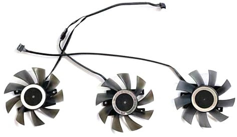 BDAKQJV Carte Graphique CF-12815S RTX2070 RTX2080 Compatible avec RTX 2080 2080Ti 2070 Super Gaming OC X3 Ventilateur de Carte Graphique remplacer