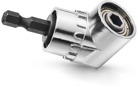 Extensión flexible para brocas, Extensión de taladro flexible for adaptadores de taladro en ángulo recto y destornilladores flexibles de eje flexible de 105 grados y 1/4 de pulgada(Drill Bit Adapter)