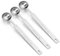 Ouligay 3 cucharas medidoras de acero inoxidable de 5 ml, cucharas dosificadoras, cucharadas de cucharadita, cucharas dosificadoras de café para medir ingredientes líquidos y secos para el juego de