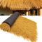 Techo De Rollo De Paja Artificial,Tiki Huts Techo De Paja Sintética,Techo De Paja Sintética Para Jardines,Rollo De Paja De Palma Impermeable(1x1m(39.4x39.4in))