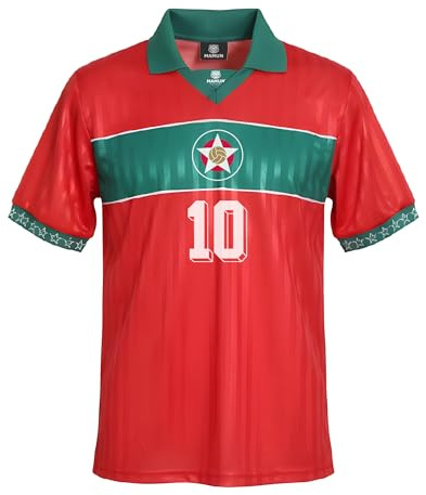 MAMUN Retro Fussball Trikot Marokko Größe M
