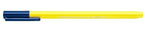 STAEDTLER Filzstifte triplus color, lichtgelb, dreikant, stabile, eindrucksichere Spitze, Linienbreite ca. 1 mm, kindgerecht, Made in Germany, 10 lichtgelbe fibre-tip pens im Kartonetui, 323-10