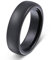 Juwelier Schönschmied - Unisex Ehering Wolframcarbid 66 (21.0) inklusive Handschriftgravur Midnight - W10Hpe