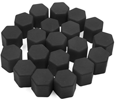 sourcing map 20stk. 15mm Universal Radschraubenkappen Radschrauben Radmuttern Kappen Abdeckkappe für Auto