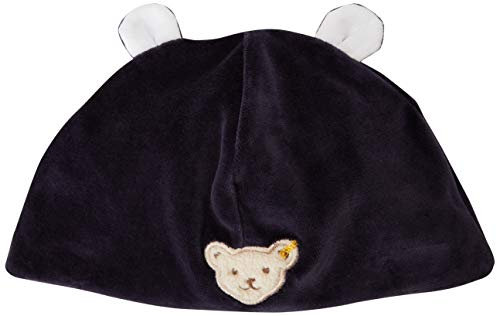 Steiff Unisex Baby Mütze, Blau (BLACK IRIS 3032), 39
