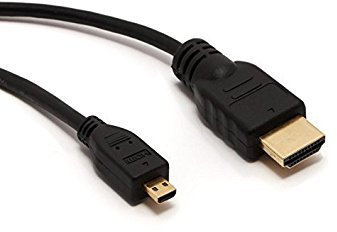 Dragon Trading Câble HDMI vers micro HDMI V1.4a compatible Full Ultra 4K HD Résolution prend en charge Ethernet 3D Compatible avec tablettes Go Pro, smartphones, caméscopes, appareils photo, etc. 5 m
