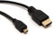 Dragon Trading Câble HDMI vers micro HDMI V1.4a compatible Full Ultra 4K HD Résolution prend en charge Ethernet 3D Compatible avec tablettes Go Pro, smartphones, caméscopes, appareils photo, etc. 5 m