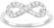 Sofia Milani - Damen Ring 925 Silber - mit Zirkonia Steinen - Unendlichkeit Infinity Ring - 10088-60 (19.1)