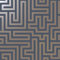Holden Decor Glistening Maze Navy Wallpaper - Dark Blue (12913)