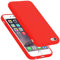cadorabo Coque Compatible avec Apple iPhone 6 / 6S, Étui Housse en Silicone- Coque pour iPhone 6 / 6S- Protection Antichoc, Anti-Empreintes- TPU Housse de Protection - Mat Liquid Red