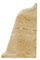 DQ-PP 1 barre d'angle droite | Hêtre | 38 x 25 mm | PVC | Barre de finition pour plan de travail, cuisine, plinthe de finition murale, barre de table