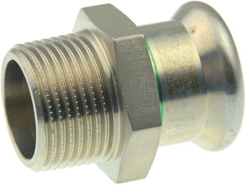 SEPPELFRICKE Edelstahl XPS243G, Übergangsnippel I/AG, 22 x 1/2 mm