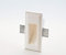 Segnapasso di gesso da incasso a parete faretto luce a scomparsa verticale per cartongesso gu10 led 35mm ip20