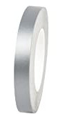 Prolac Zierstreifen (10 m) für das Auto, Motorrad, Boot oder zum DIY Basteln | Dekostreifen Klebestreifen/Seitenstreifen selbstklebend, Silber Glanz