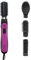 ELISON Spazzola Elettrica Lisciante Asciugacapelli, 4 in 1 Multifunzione, Spazzola Ad Aria Calda, Temperatura Regolabile e Custodia Morbida in dotazione, Colore Nero/Fucsia