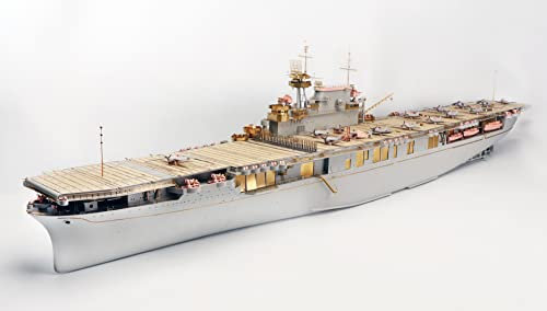 MK.1 Design 1/200 USS CV-6 Enterprise Super Detail-up Part DX Pack with Full Wooden Deck for Trumpeter (Not Included Original Model Kit. Detail up Parts Only)