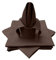 Lemos Home Hochwertige Stoffserviette Tischtuch 4 Stück aus 100% Baumwolle Kollektion Konzept, Farbe & Größe wählbar (Stoffserviette 4er Set - 45x45cm, Chocolate)