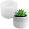 BINYI Stampo in Resina Vaso di Fiori Stampi Silicone per Cemento Stampo Pianta Grassa Vasi di Piante Stampi per Resina Silicone Bottiglia per Resina Epossidica Decorazioni per La Casa