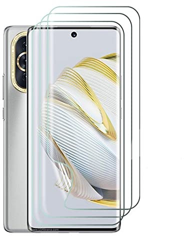 3 Piezas Protector de Pantalla de TPU para Huawei P20 Lite, Flexible 3D Películas de Hidrogel para Huawei P20 Lite - Alta Sensibilidad, Admite de Huella Digital, Case Friendly