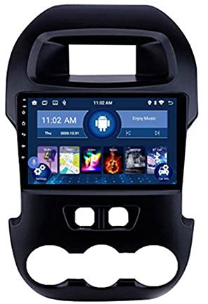 PLOKM 9 inches Car Stereo GPS Navigation Android 11 Car FM AM Navi Radio Head Unit For Ford Ranger 2011-2014Suppot WiFi/BT Tethering Internet SWC Mirror Link