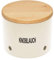 Magu Natur-Design Knoblauchtopf Beige - Moderner Knoblauchbehälter mit Deckel aus Buchenholz - Spülmaschinengeeignet - Made in Germany - Ø 15,6 cm x H 10,7 cm