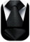 Enlision Herren Krawatte mit Einstecktuch Set Schwarz Krawatte für Herren Gepunktet Krawatten mit Taschentuch Set für Hochzeit Formelle Geschäfte Anzug Beerdigung, Schwarz