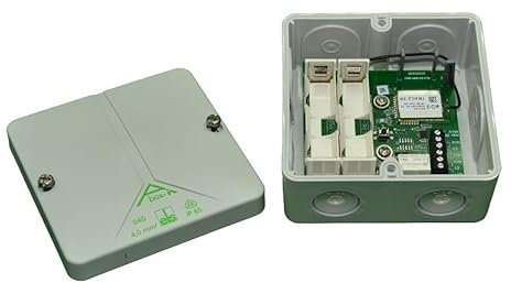 PioTek Plus - HmIP-SW1-BAT Schaltaktor Batterie, Fertiggerät in ABOX Gehäuse - geeignet für das Smarthome-System Homematic IP