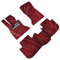 Auto Fußmatten kompatibel mit Viano 7sitze 2010-2016 Contains no armrest Boxes Allwetter Wasserfest Antirutsch Teppiche Automatten zubehör,Rotwein